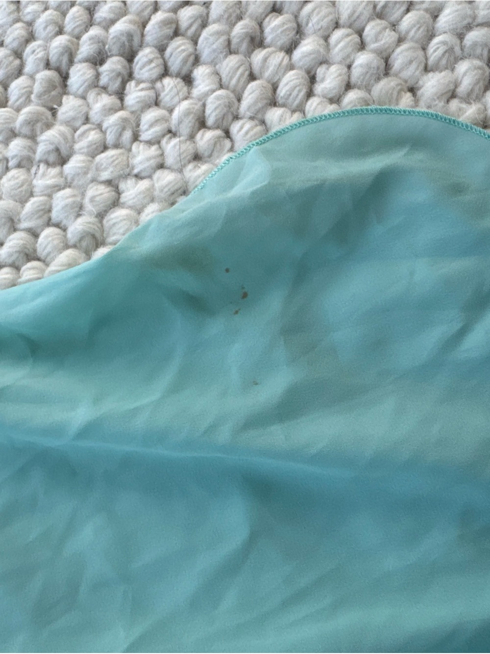 SHEIN Aqua Green Button-Up Swim Coverup - Picture 3 of 4